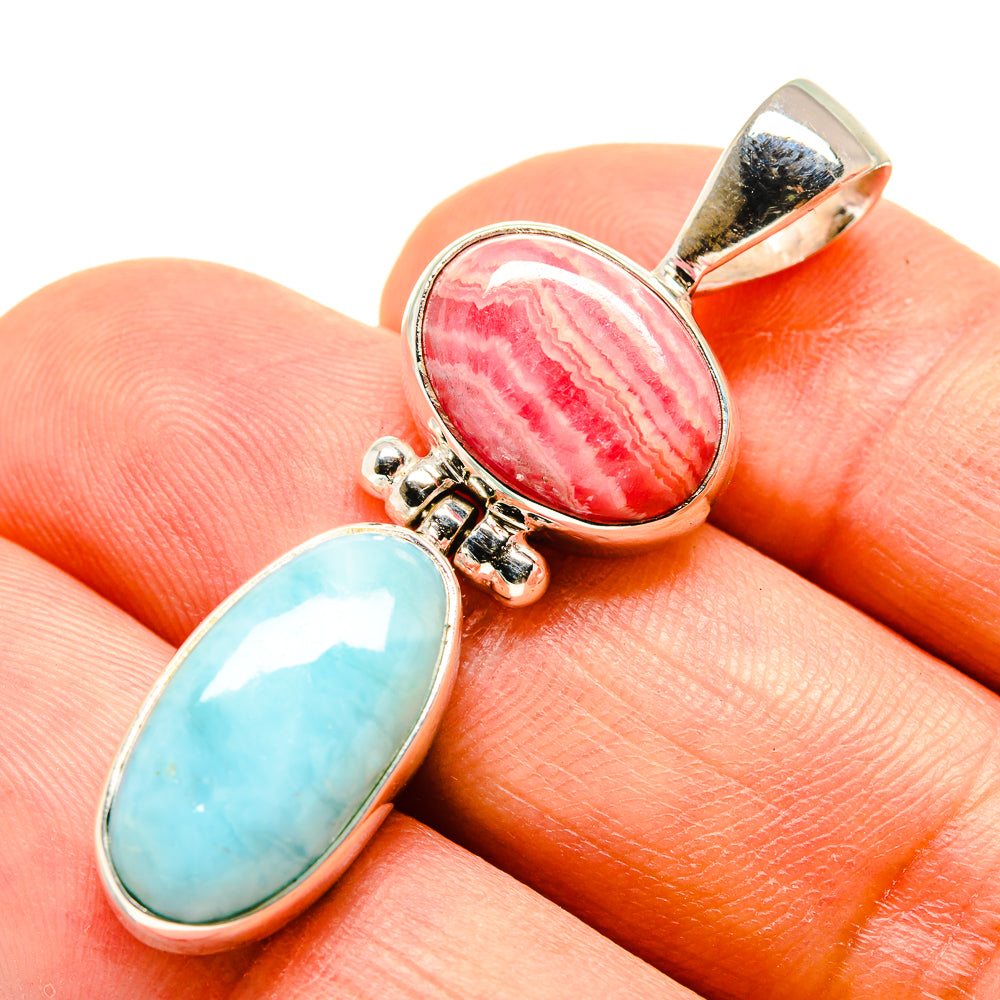 Larimar Pendants handcrafted by Ana Silver Co - PD757343