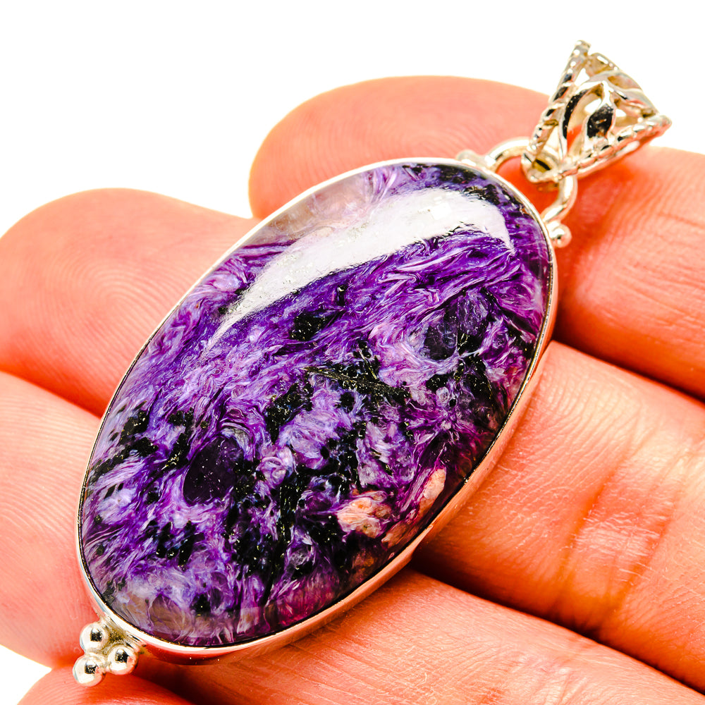 Charoite Pendants handcrafted by Ana Silver Co - PD757348