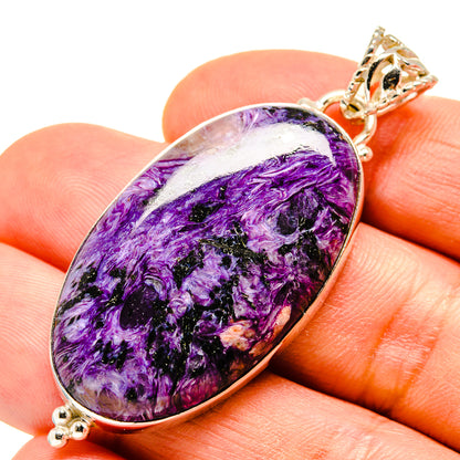 Charoite Pendants handcrafted by Ana Silver Co - PD757348