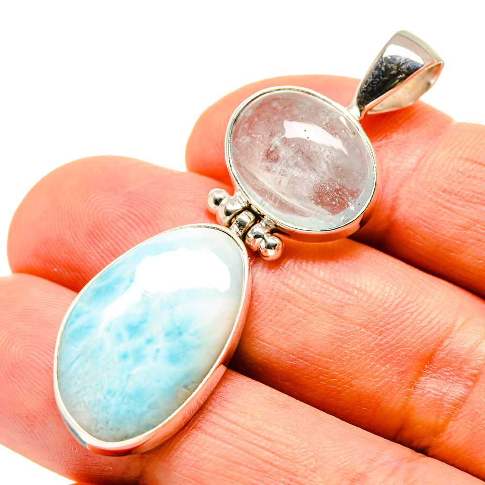 Larimar Pendants handcrafted by Ana Silver Co - PD757349