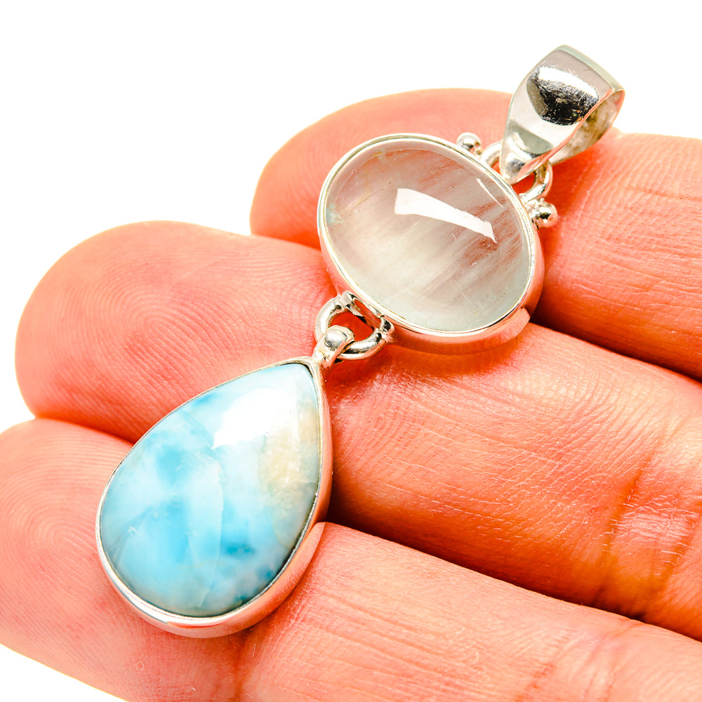 Larimar Pendants handcrafted by Ana Silver Co - PD757350