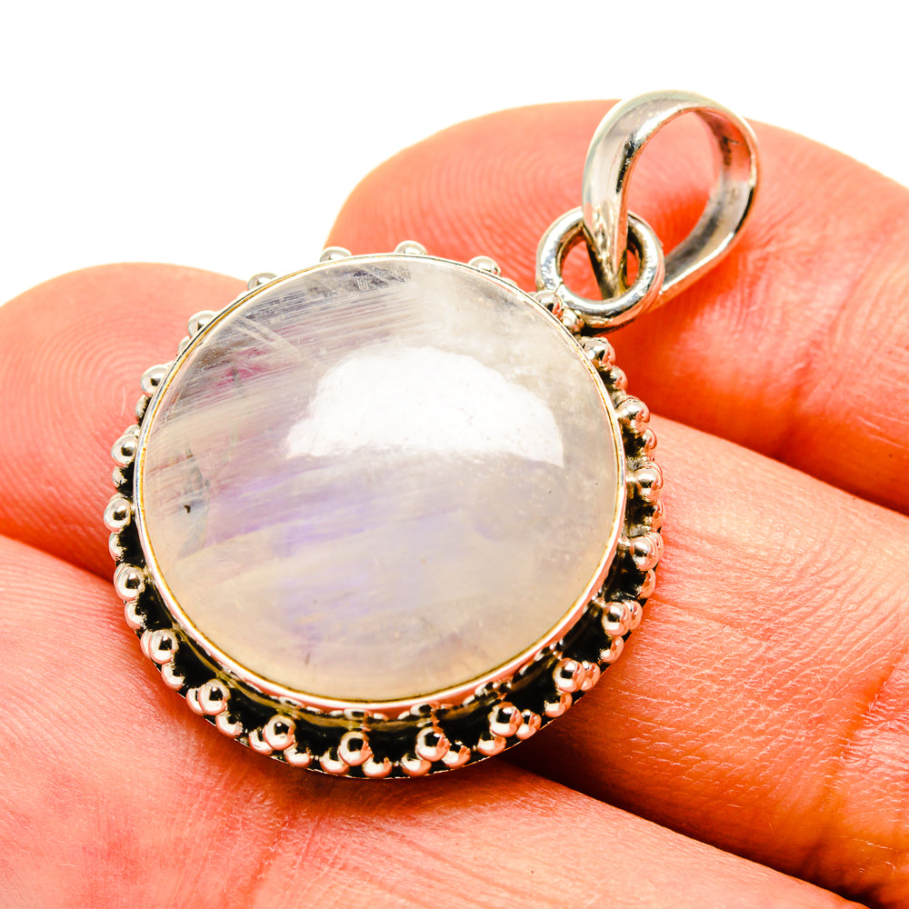 Rainbow Moonstone Pendants handcrafted by Ana Silver Co - PD757357