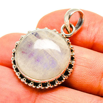 Rainbow Moonstone Pendants handcrafted by Ana Silver Co - PD757358