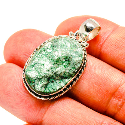 Green Fuchsite Pendants handcrafted by Ana Silver Co - PD757364