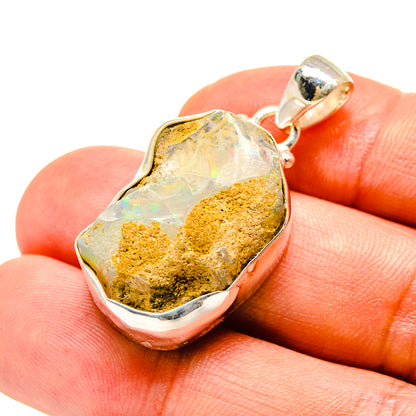 Ethiopian Opal Pendants handcrafted by Ana Silver Co - PD757366