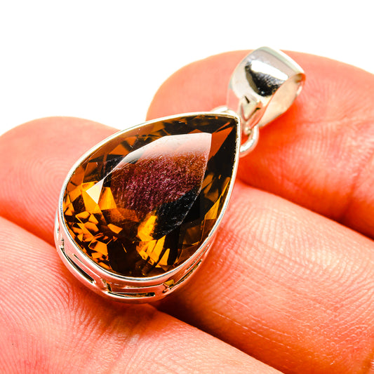 Mandarin Citrine Pendants handcrafted by Ana Silver Co - PD757370