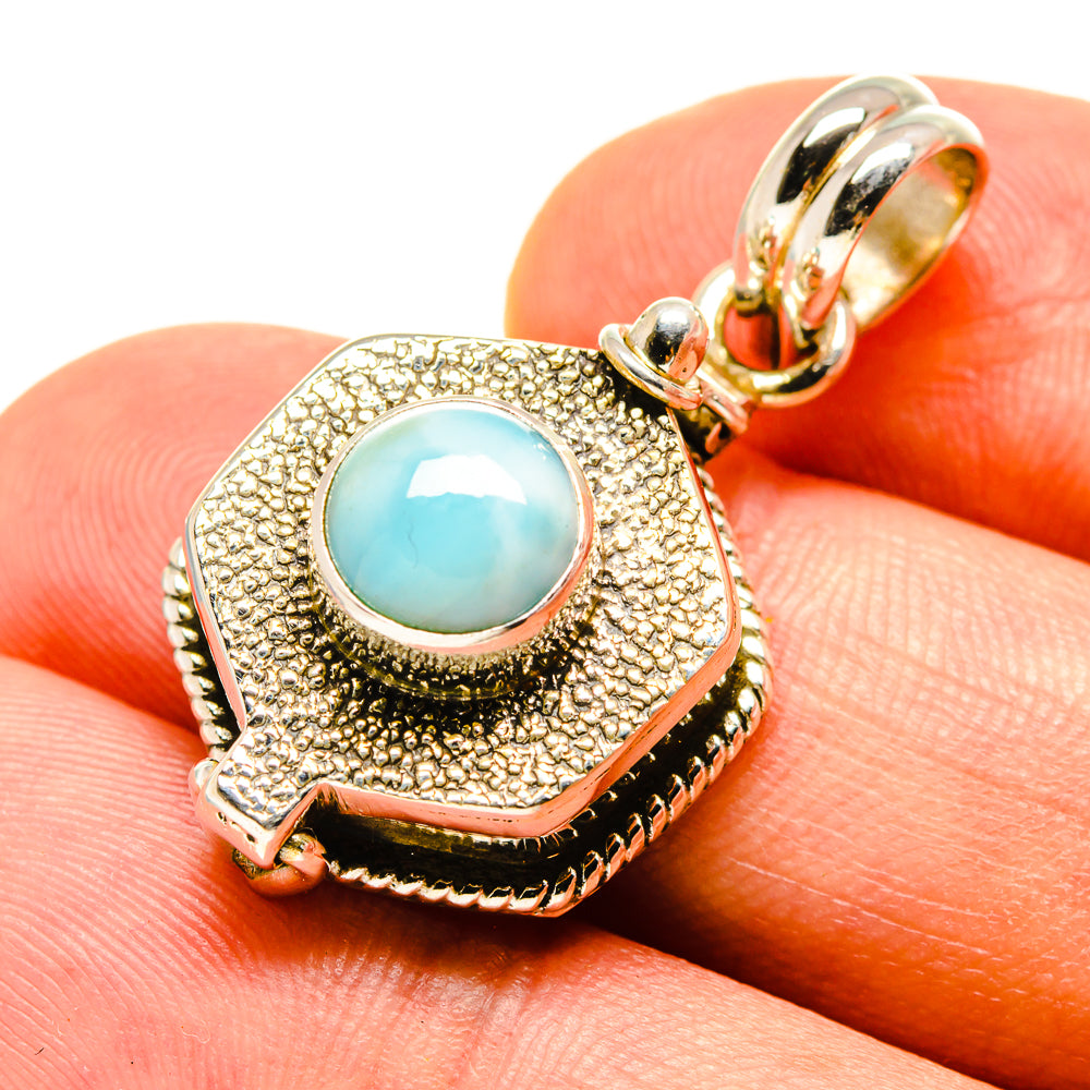 Larimar Pendants handcrafted by Ana Silver Co - PD757374
