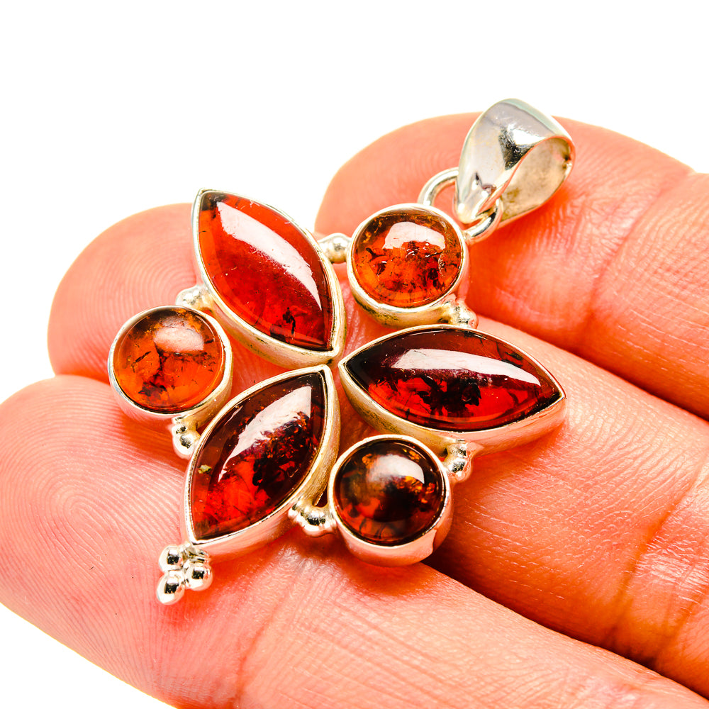 Baltic Amber Pendants handcrafted by Ana Silver Co - PD757389