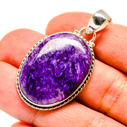 Charoite Pendants handcrafted by Ana Silver Co - PD757390