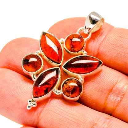 Baltic Amber Pendants handcrafted by Ana Silver Co - PD757398