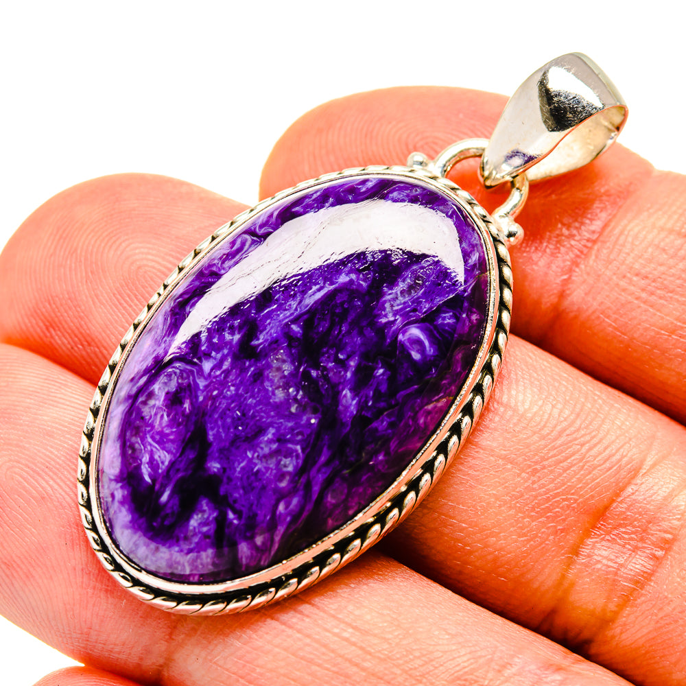Charoite Pendants handcrafted by Ana Silver Co - PD757401