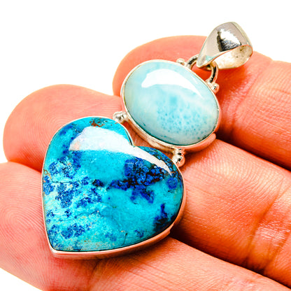 Shattuckite Pendants handcrafted by Ana Silver Co - PD757402