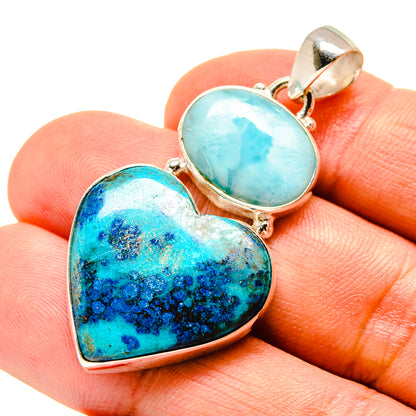 Shattuckite Pendants handcrafted by Ana Silver Co - PD757411