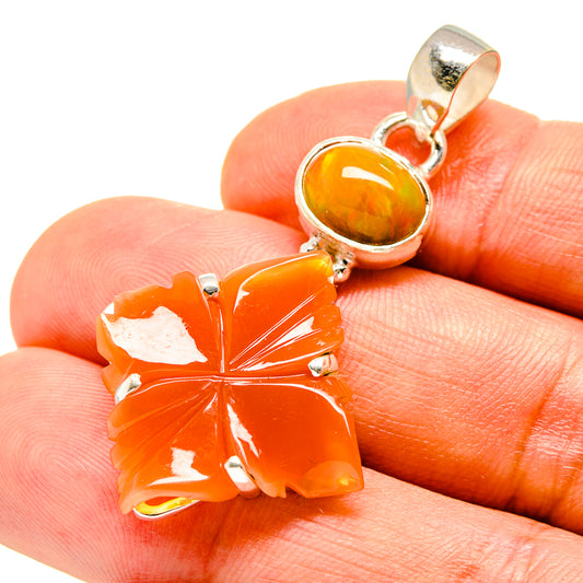 Carnelian Pendants handcrafted by Ana Silver Co - PD757412