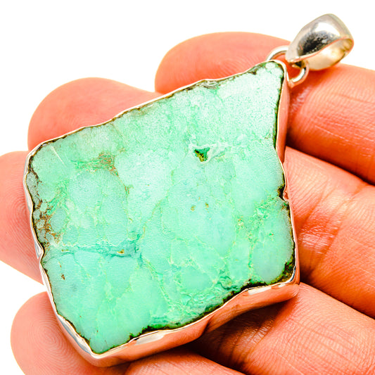 Chrysoprase Pendants handcrafted by Ana Silver Co - PD757416