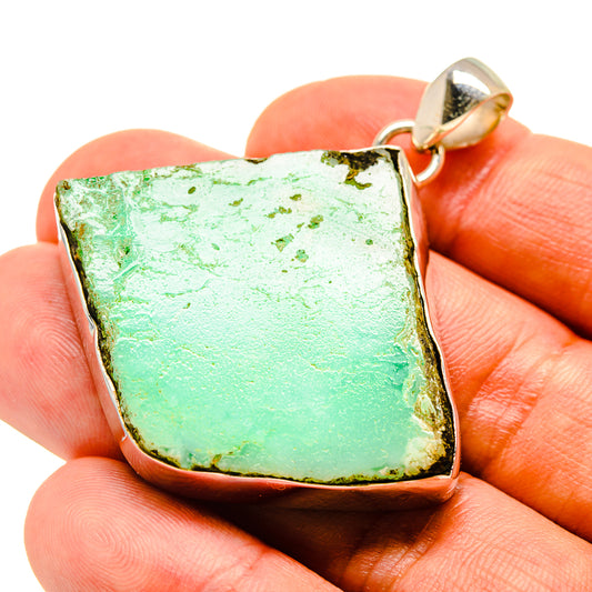 Chrysoprase Pendants handcrafted by Ana Silver Co - PD757431