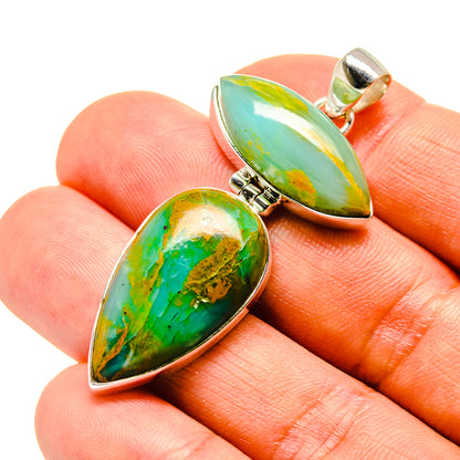 Peruvian Opal Pendants handcrafted by Ana Silver Co - PD757432