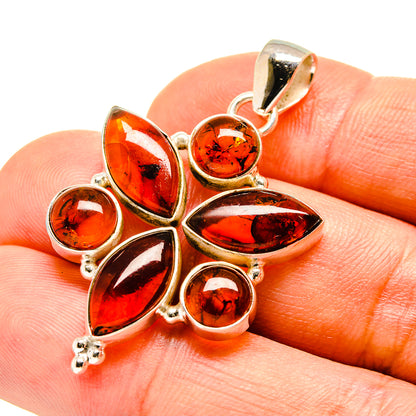 Baltic Amber Pendants handcrafted by Ana Silver Co - PD757443