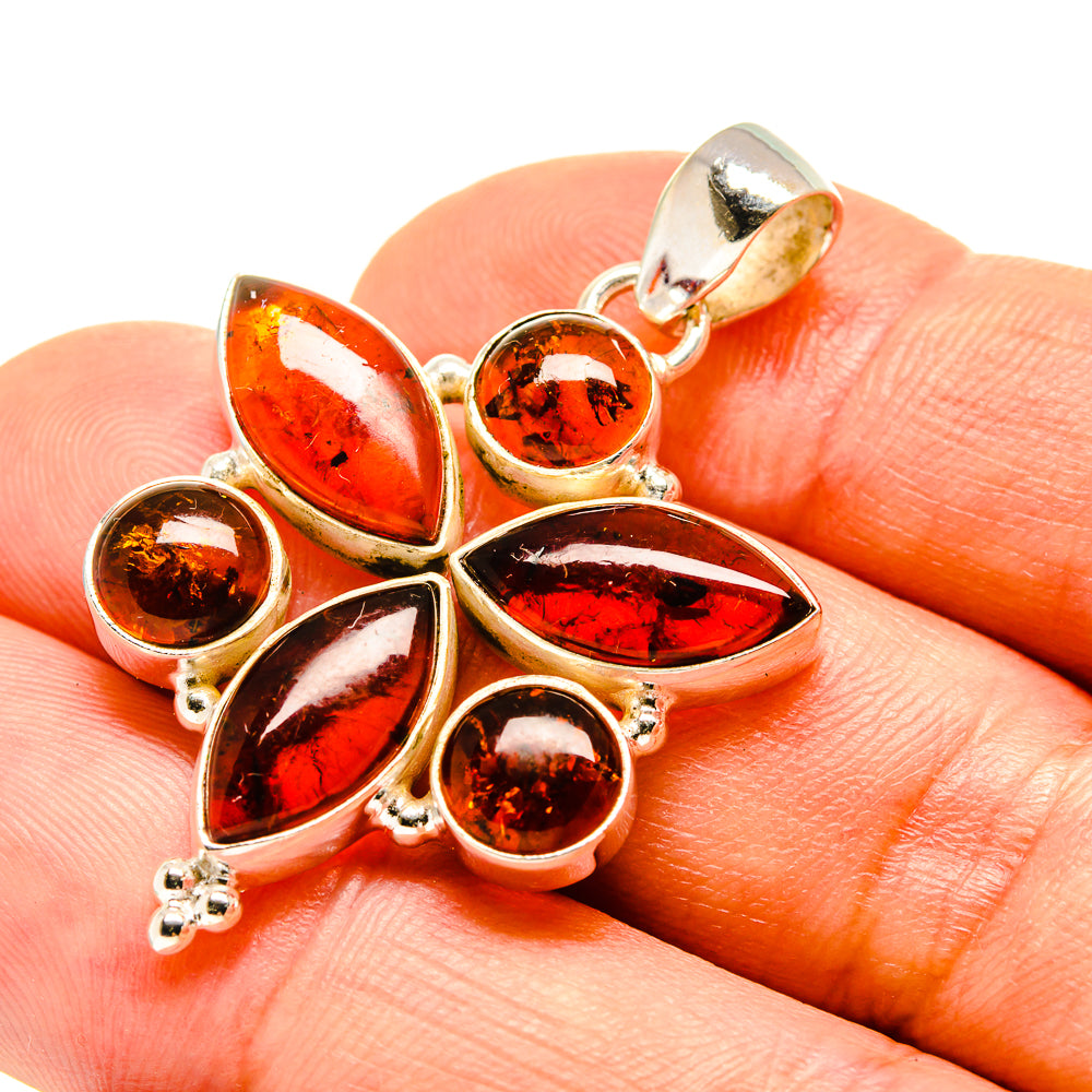 Baltic Amber Pendants handcrafted by Ana Silver Co - PD757452