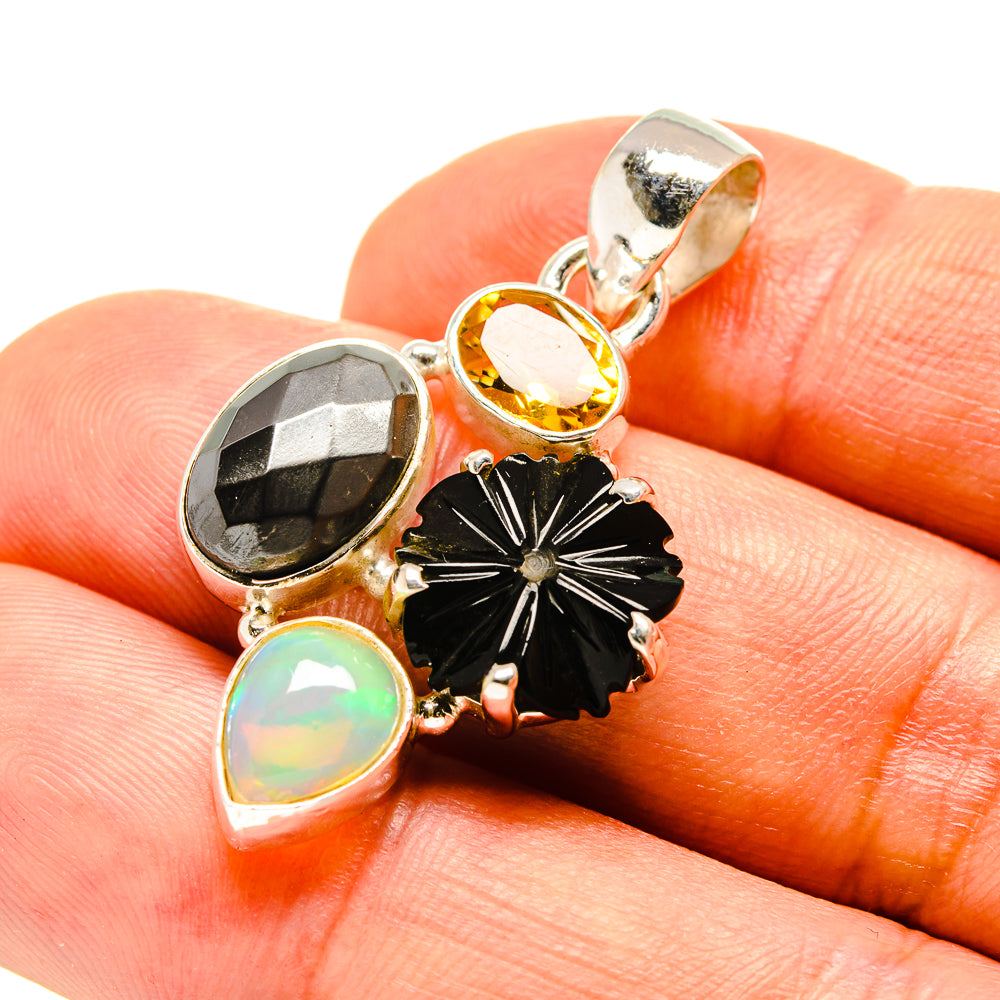 Hematite Pendants handcrafted by Ana Silver Co - PD757454