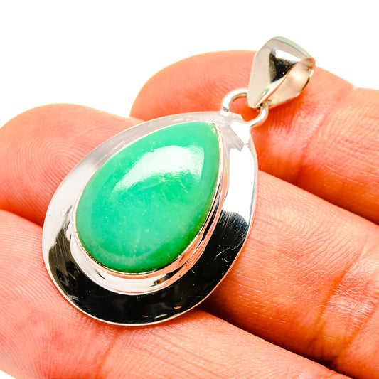 Chrysoprase Pendants handcrafted by Ana Silver Co - PD757455