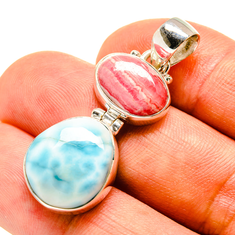 Larimar Pendants handcrafted by Ana Silver Co - PD757456