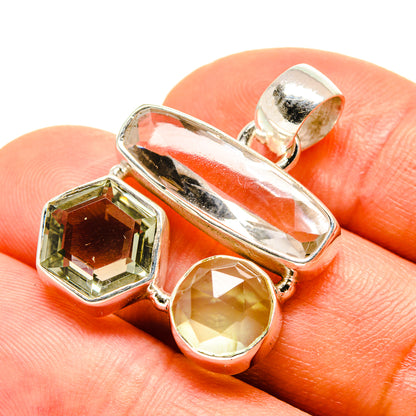 White Quartz Pendants handcrafted by Ana Silver Co - PD757471