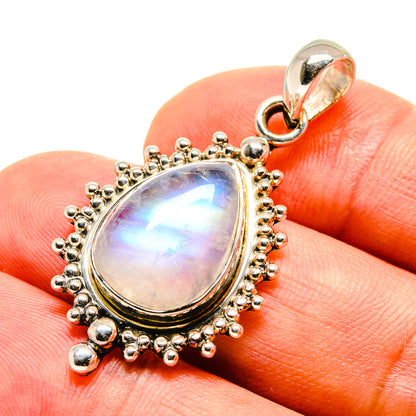 Rainbow Moonstone Pendants handcrafted by Ana Silver Co - PD757478