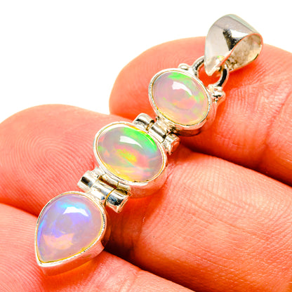 Ethiopian Opal Pendants handcrafted by Ana Silver Co - PD757483