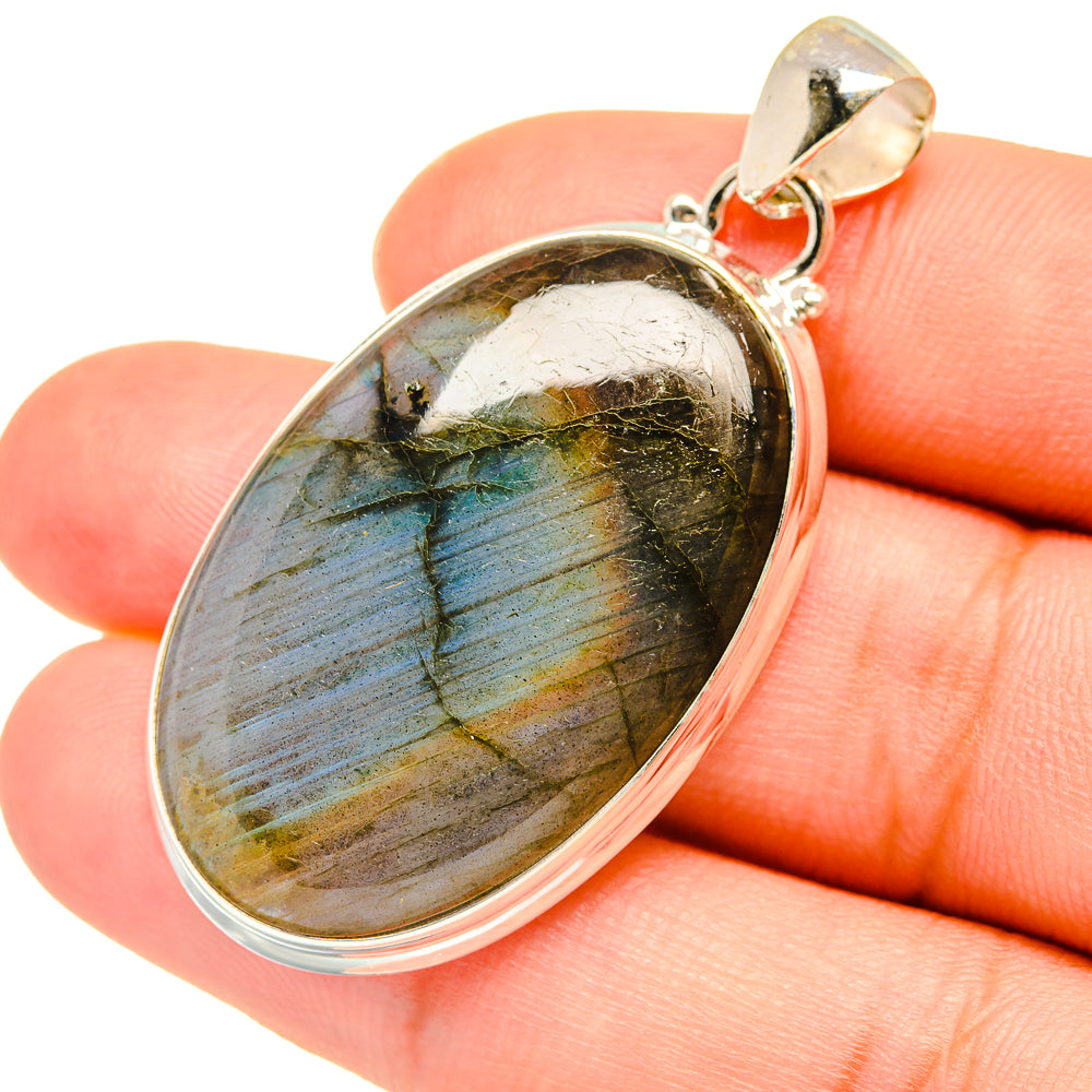 Labradorite Pendants handcrafted by Ana Silver Co - PD7575