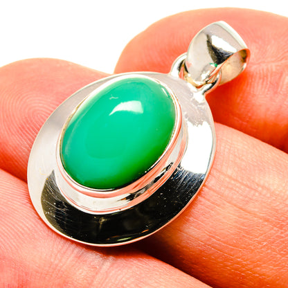 Chrysoprase Pendants handcrafted by Ana Silver Co - PD757500