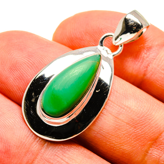 Chrysoprase Pendants handcrafted by Ana Silver Co - PD757508
