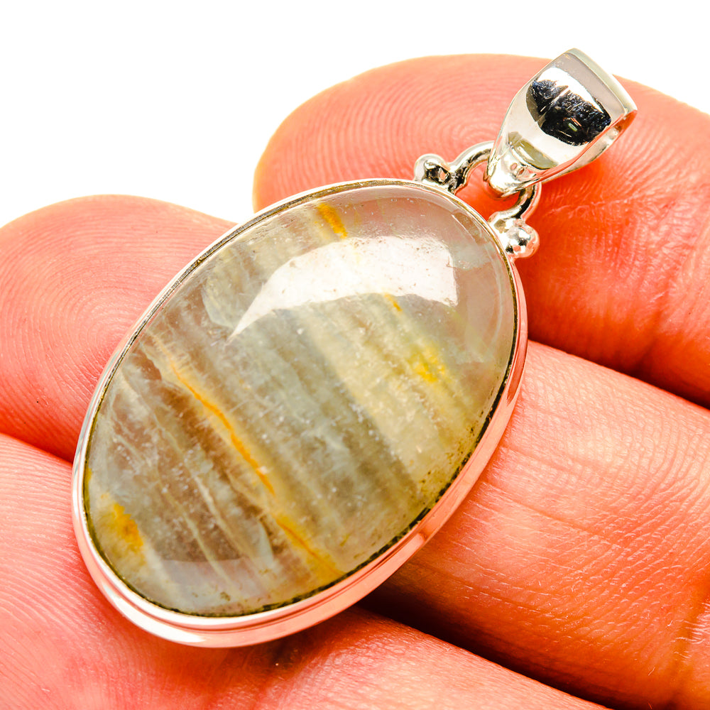Green Fluorite Pendants handcrafted by Ana Silver Co - PD757511
