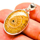 Ammonite Fossil Pendants handcrafted by Ana Silver Co - PD757516