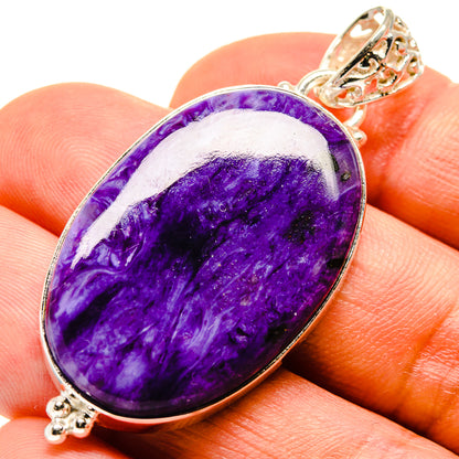 Charoite Pendants handcrafted by Ana Silver Co - PD757526