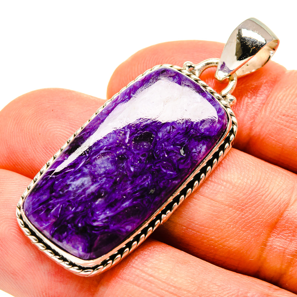Charoite Pendants handcrafted by Ana Silver Co - PD757539