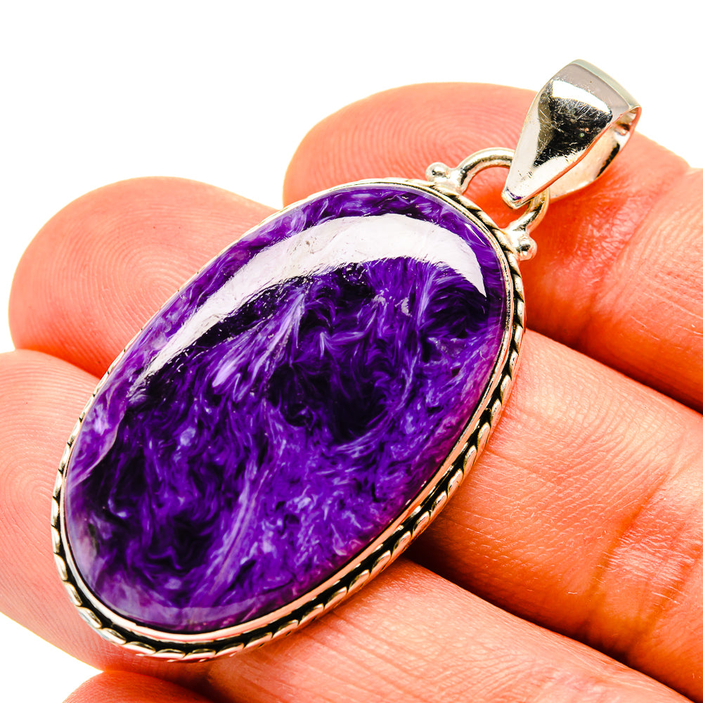 Charoite Pendants handcrafted by Ana Silver Co - PD757540