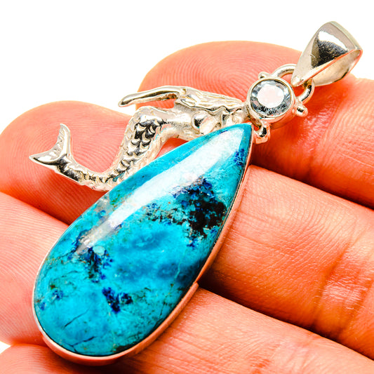 Shattuckite Pendants handcrafted by Ana Silver Co - PD757547