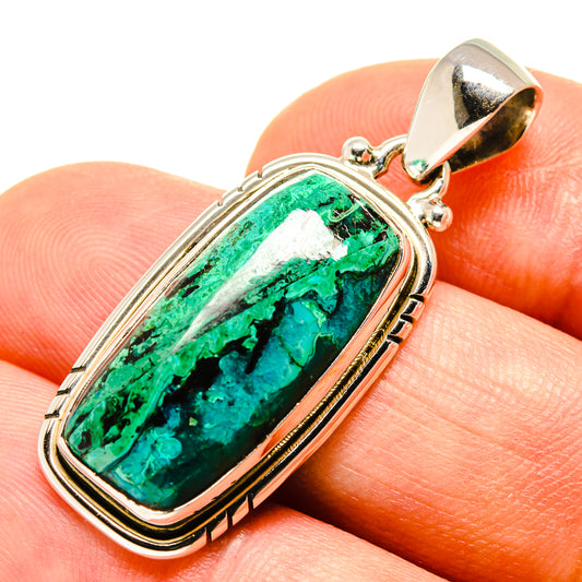 Chrysocolla Pendants handcrafted by Ana Silver Co - PD757556