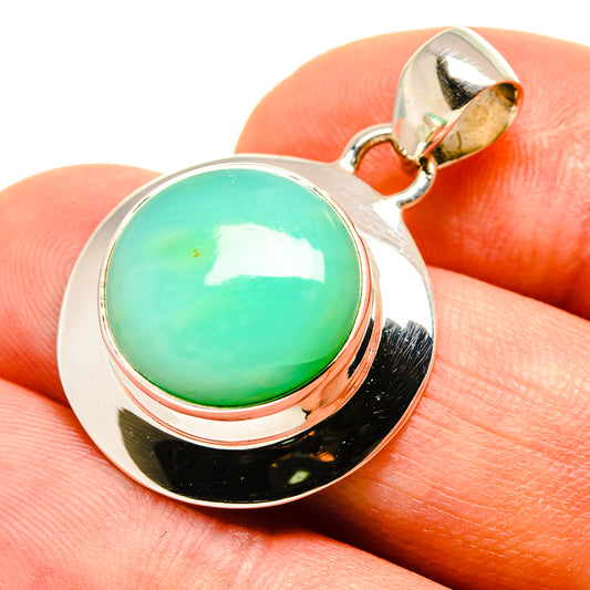 Chrysoprase Pendants handcrafted by Ana Silver Co - PD757557
