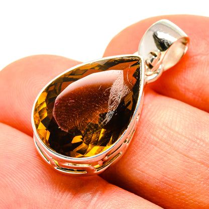 Mandarin Citrine Pendants handcrafted by Ana Silver Co - PD757569