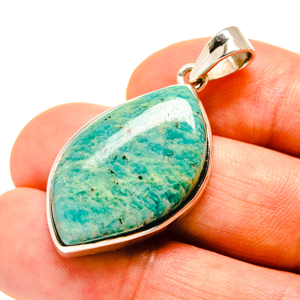 Amazonite Pendants handcrafted by Ana Silver Co - PD757583