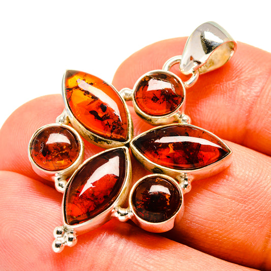 Baltic Amber Pendants handcrafted by Ana Silver Co - PD757585