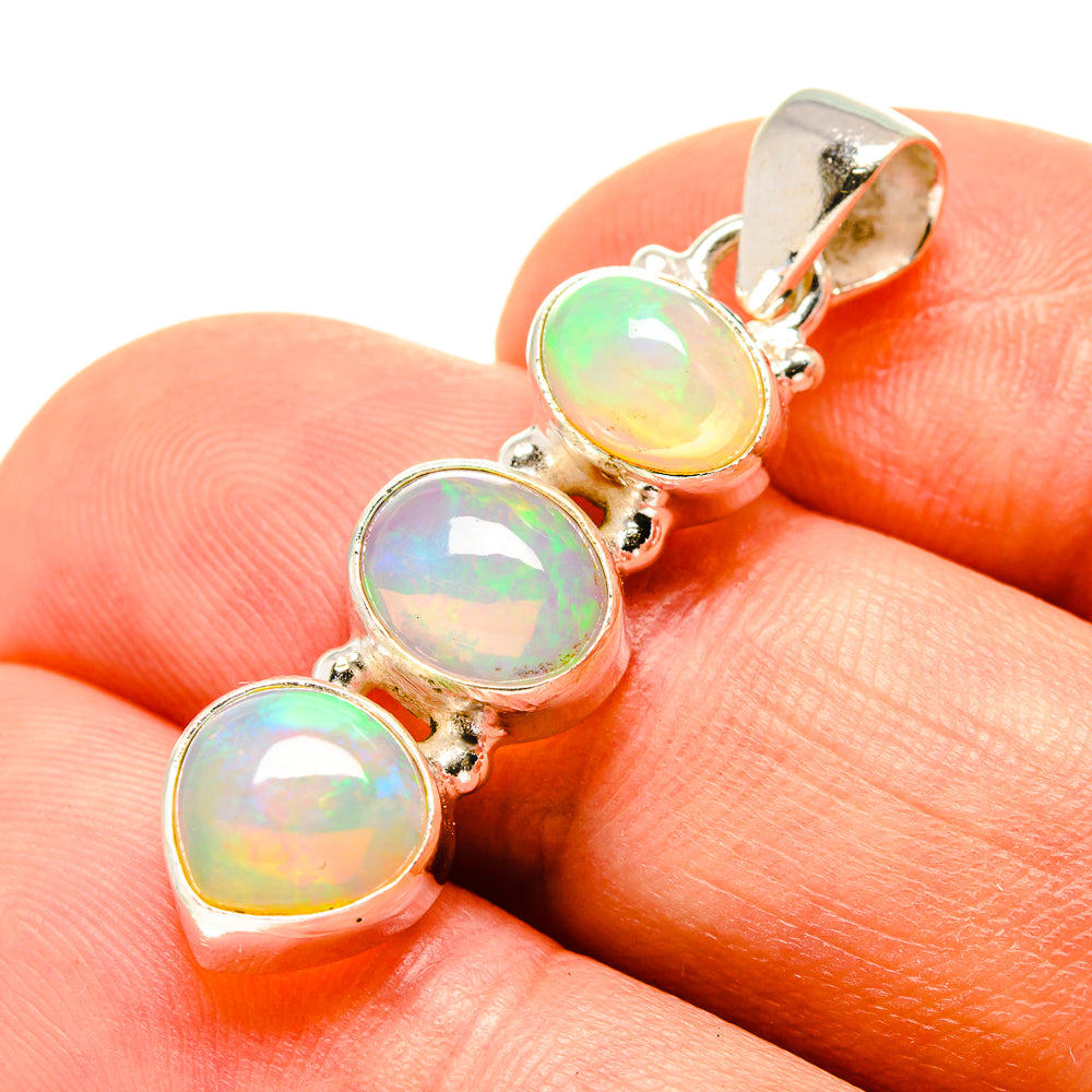 Ethiopian Opal Pendants handcrafted by Ana Silver Co - PD757590