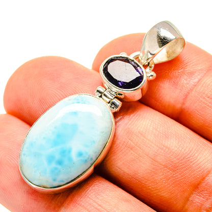 Larimar Pendants handcrafted by Ana Silver Co - PD757593