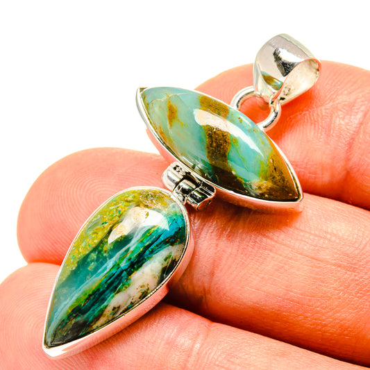 Peruvian Opal Pendants handcrafted by Ana Silver Co - PD757598