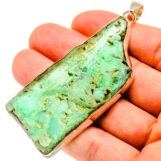 Chrysoprase Pendants handcrafted by Ana Silver Co - PD757599