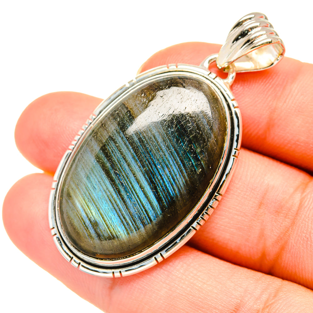 Labradorite Pendants handcrafted by Ana Silver Co - PD7576