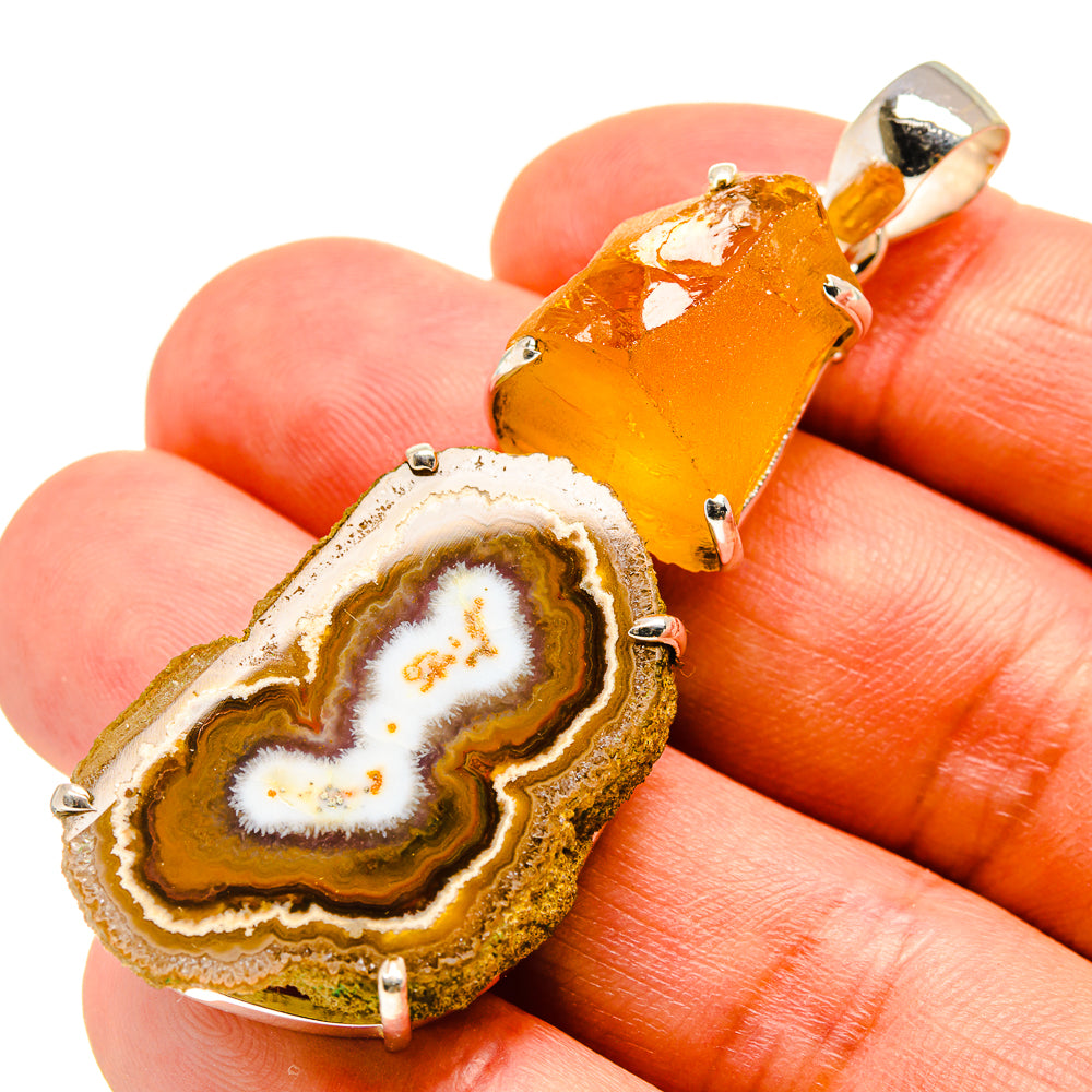 Solar Quartz Pendants handcrafted by Ana Silver Co - PD757601