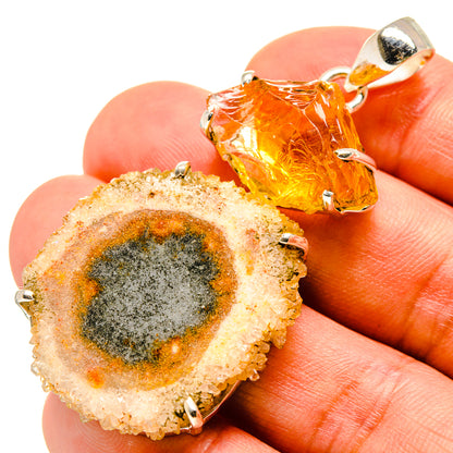 Solar Quartz Pendants handcrafted by Ana Silver Co - PD757603